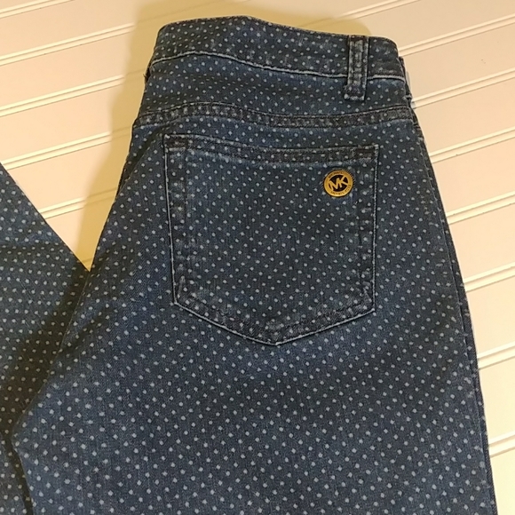 Michael Kors Polka Dot Skinny Jeans - Picture 3 of 12